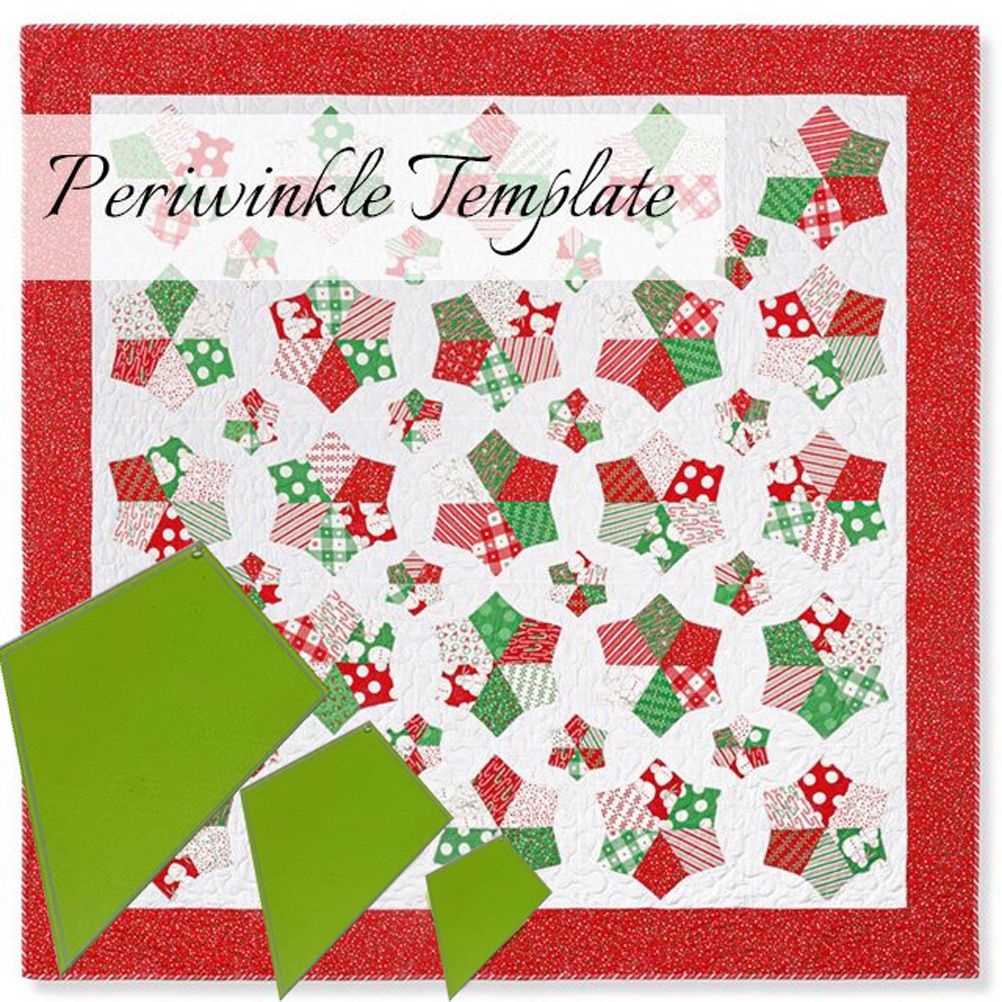 3 Pcs Periwinkle Quilting Template Quilt Stencils Quilter Styling Tool Patchwork Templates Stencil DIY Tool V1294-YM0523-10323663