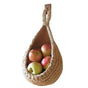 Hanging Wall Vegetable Fruit Basket Kitchen Hanging Storage Farm House Basket Bohemian Handwoven Wall Mount V1294-YM0523-10334627
