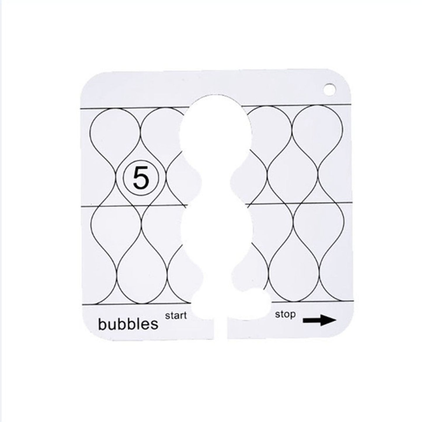 11 Pcs DIY Quilting Template Set Domestic Sewing Acrylic Templates Ruler Series 5 for DIY Machine Quilting V1294-YM0523-10334657