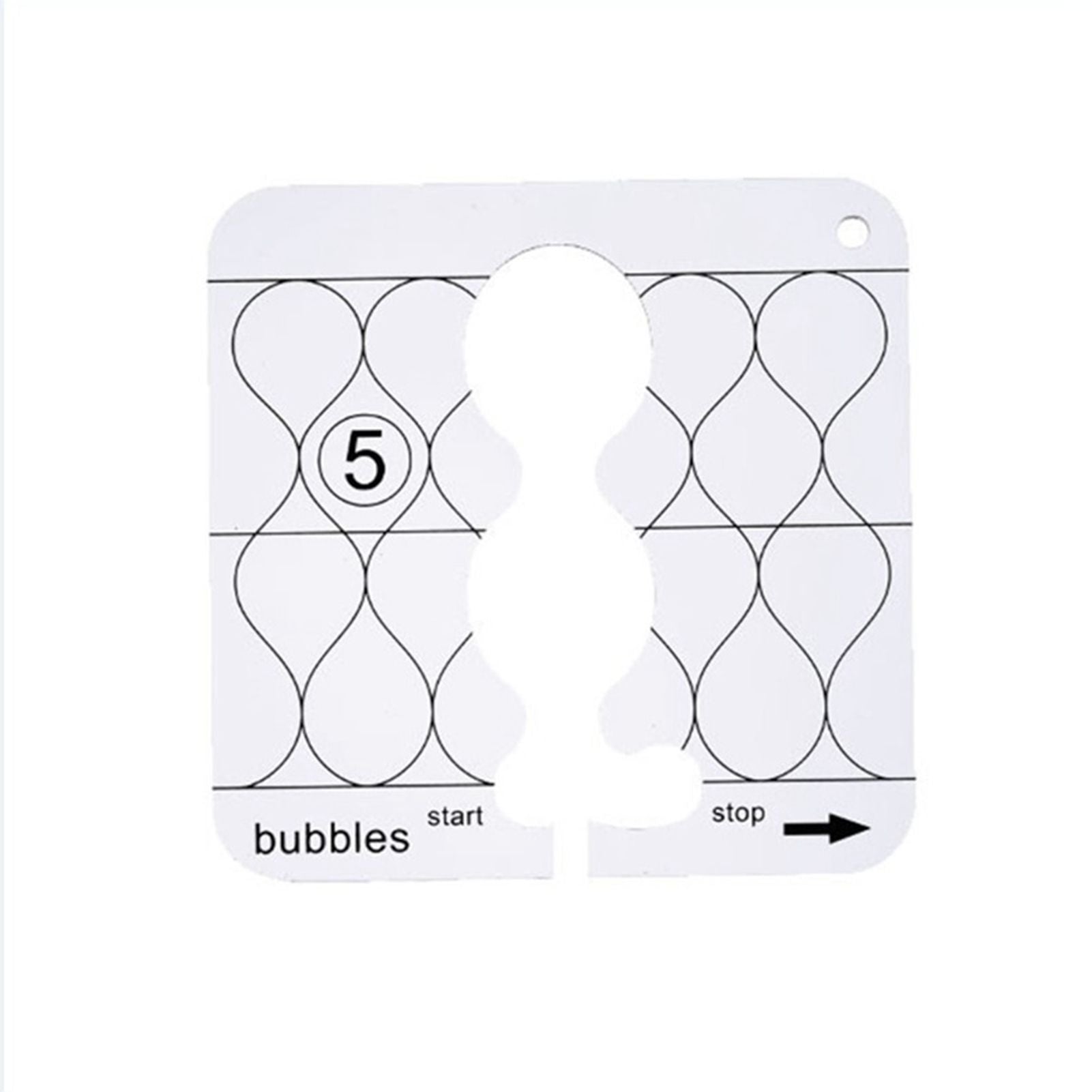 11 Pcs DIY Quilting Template Set Domestic Sewing Acrylic Templates Ruler Series 5 for DIY Machine Quilting V1294-YM0523-10334657