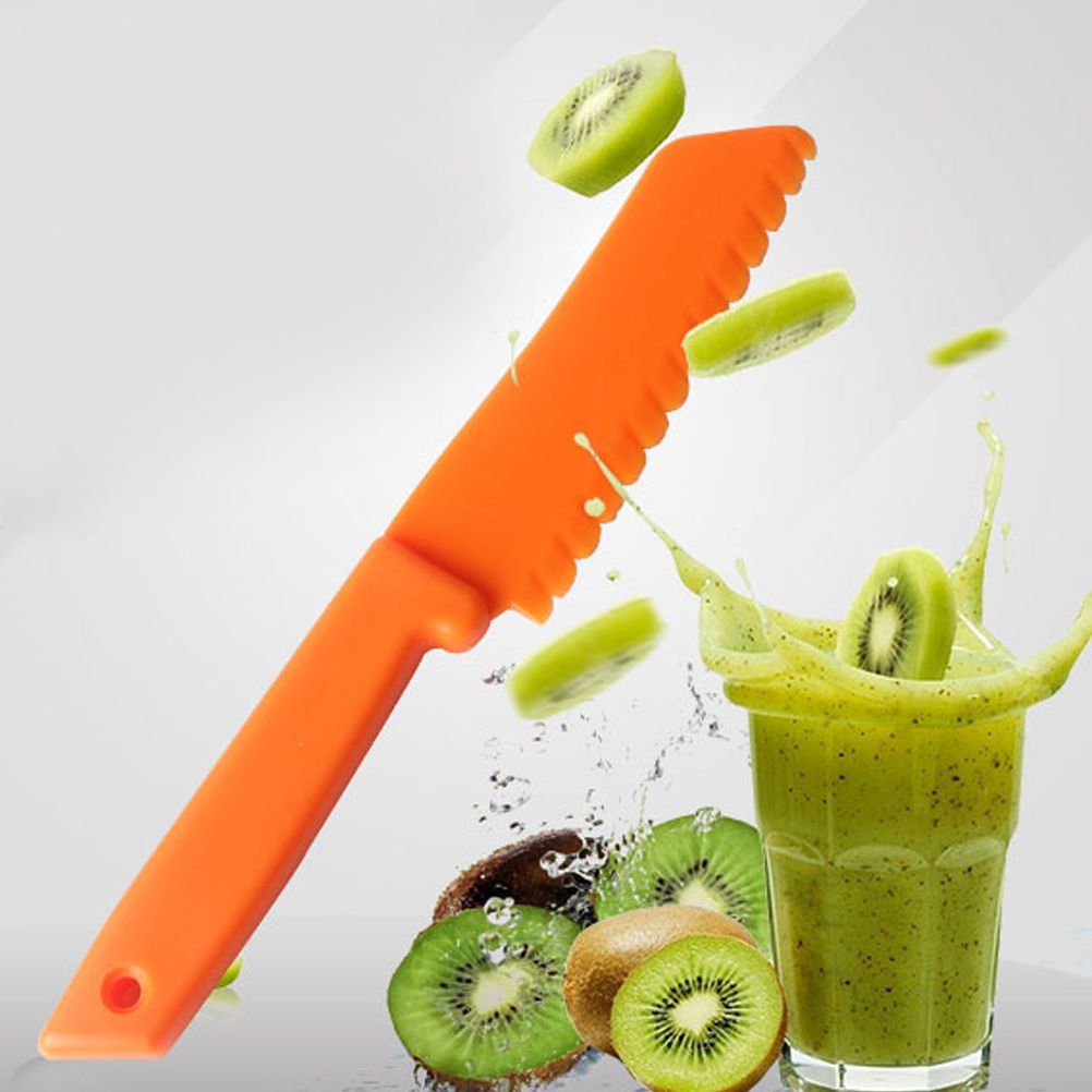 8Pcs / Set Kid Plastic Kitchen Cutter Set Children Safe Cooking Chef Nylon Cutter for Fruit Bread Cake Salad V1294-YM0523-10334663