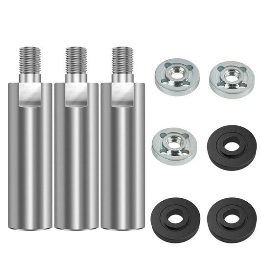 Angle Grinder Extension Connecting Rod Multipurpose Thread Rotary Polisher Extension Shaft with Flange Lock V1294-YM0523-10335221