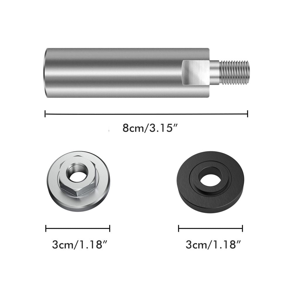 Angle Grinder Extension Connecting Rod Multipurpose Thread Rotary Polisher Extension Shaft with Flange Lock V1294-YM0523-10335221