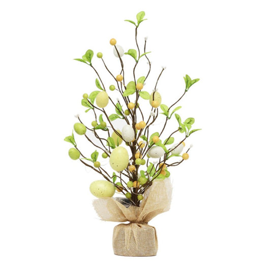 45cm LED Lights Easter Egg Decoration Tree Easter Decorations Eggs Tree Home Desk Decor Scene Shopping Mall V1294-YM0523-10335300