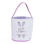 Cute Easter Bunny Canvas Basket Kids Easter Storage Gift and Egg Rabbit Basket for Children Party Decoration V1294-YM0523-10335416