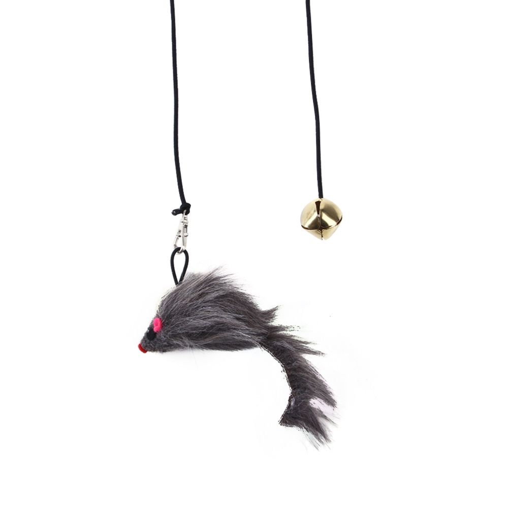 Automatic Cat Toy with Adjustable Elastic Rope Pet Toy Door Window Hanging Mouses Self Playing Toys for Cats V1294-YM0523-10335544