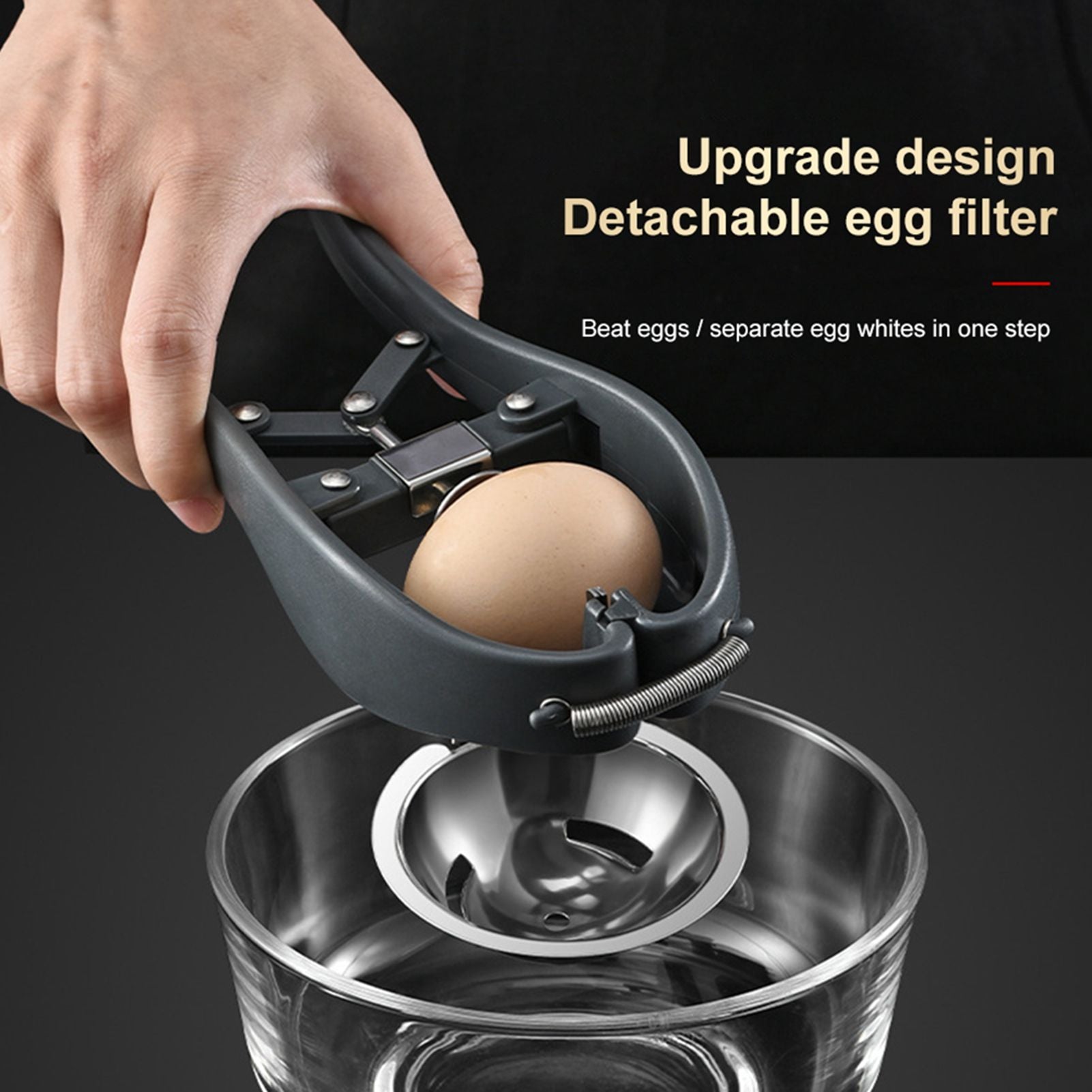 Stainless Steel Egg Opener Egg Separator Tool Manual Egg Opener Separator Kitchen Tools Accessories V1294-YM0523-10335550