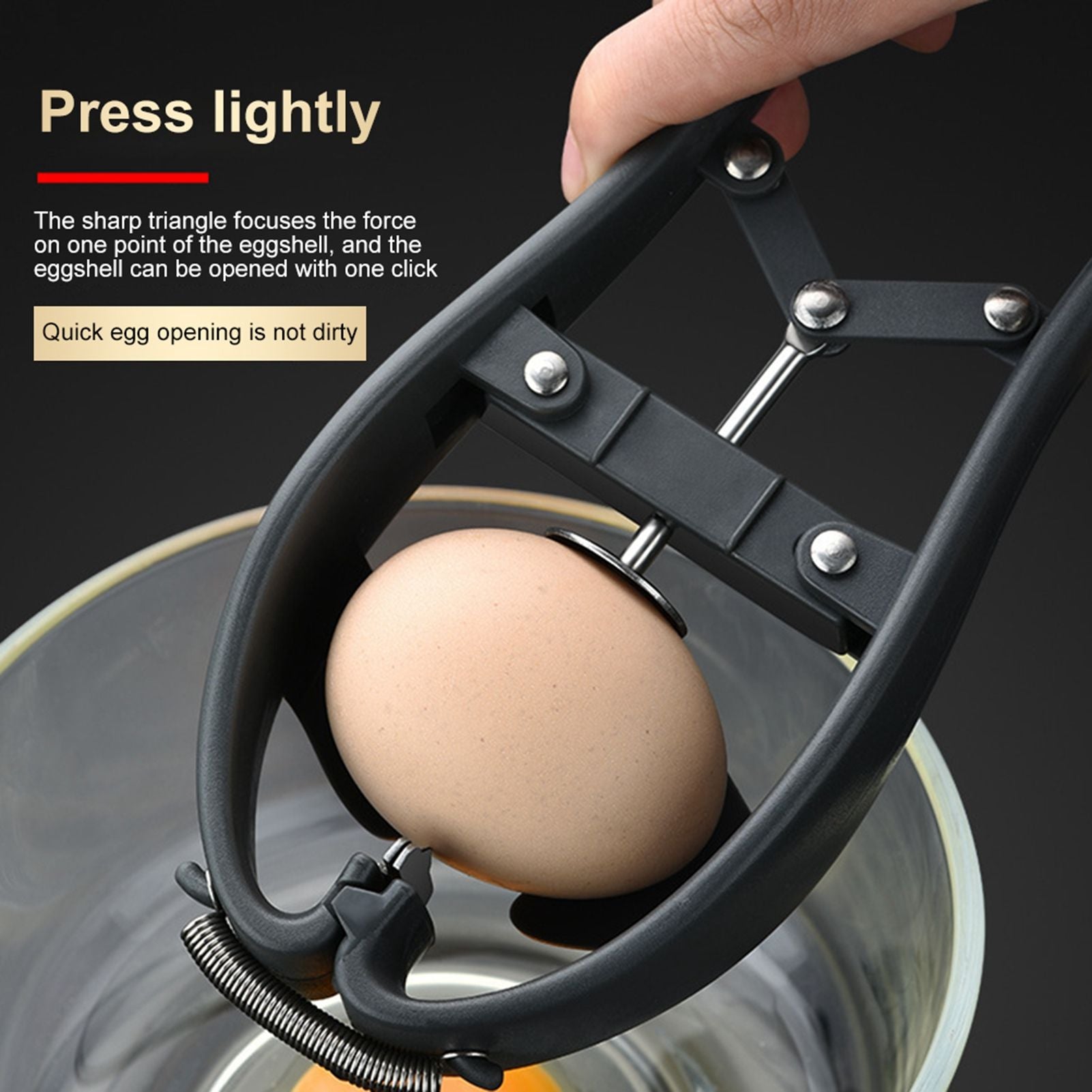 Stainless Steel Egg Opener Egg Separator Tool Manual Egg Opener Separator Kitchen Tools Accessories V1294-YM0523-10335550