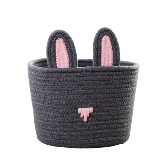 Cute Rabbit Basket Easter Bunny Ear Storage Bag Portable Candy Bag for Storing Cosmetics and Snacks V1294-YM0523-10335583