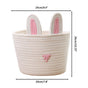 Cute Rabbit Basket Easter Bunny Ear Storage Bag Portable Candy Bag for Storing Cosmetics and Snacks V1294-YM0523-10335584