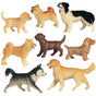 Dog Figurines Model Toy Set Simulation PVC Dog Figures Animals Toy Playset Educational Learning Toys for Kids V1294-YM0523-10335590