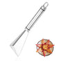 Stainless Steel Fruit Carving Cutter DIY Platter Decoration Triangular Shape Carving Tools with Durable V1294-YM0523-10335598