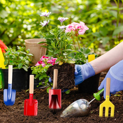 5 Pcs Kid Mini Gardening Tool Set Outdoor Plants DIY Tools Garden Planting Tool Kit for Children V1294-YM0523-10335704