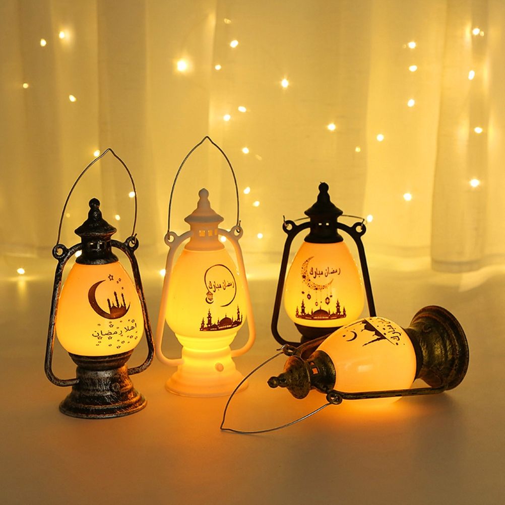 Ramadan Lamp Eid Electronic Candle Candlestick Wind Lamp for Home Party Decoration V1294-YM0523-10335744