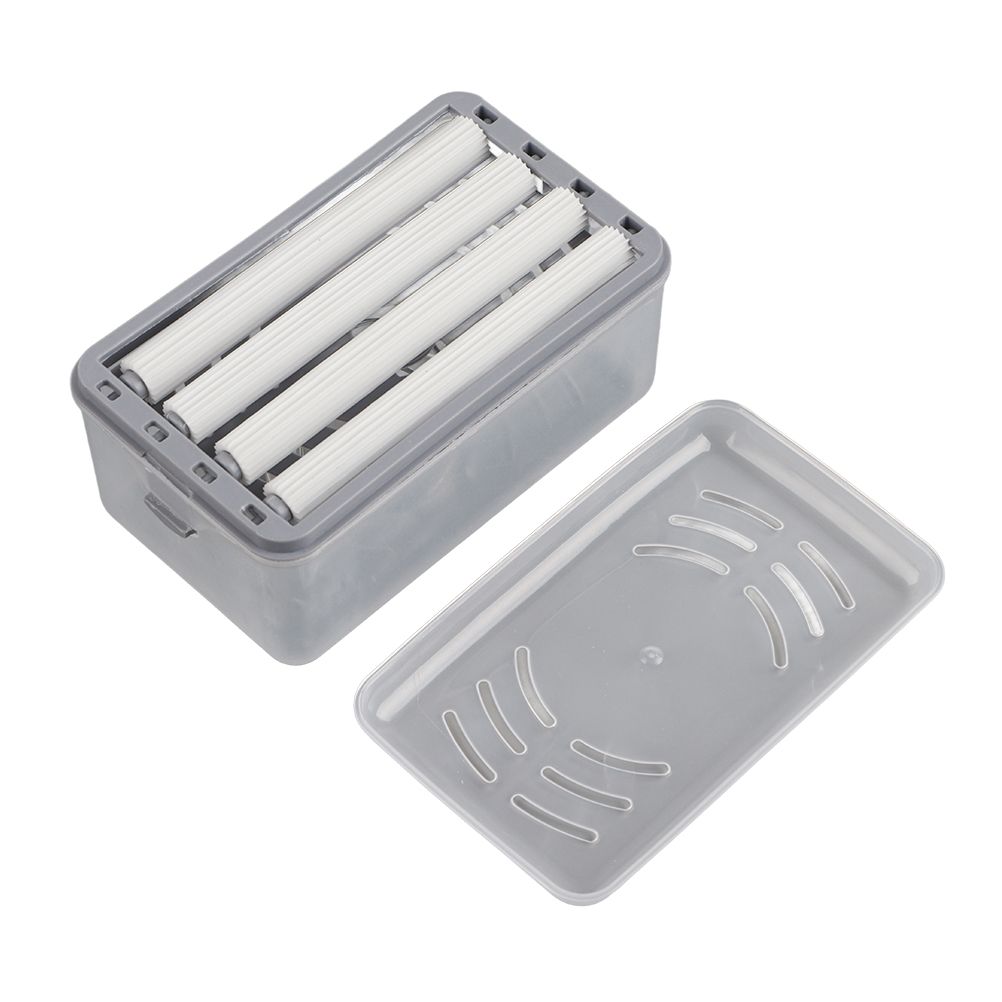 Multifunctional Soap Box with Bubbler Soap Tray Soap Saver Case for Bathroom Gym Business Trip V1294-YM0523-10335771