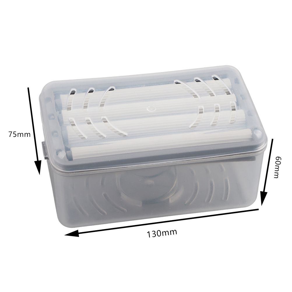 Multifunctional Soap Box with Bubbler Soap Tray Soap Saver Case for Bathroom Gym Business Trip V1294-YM0523-10335771