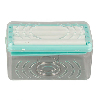 Multifunctional Soap Box with Bubbler Soap Tray Soap Saver Case for Bathroom Gym Business Trip V1294-YM0523-10335772