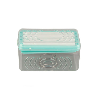 Multifunctional Soap Box with Bubbler Soap Tray Soap Saver Case for Bathroom Gym Business Trip V1294-YM0523-10335772