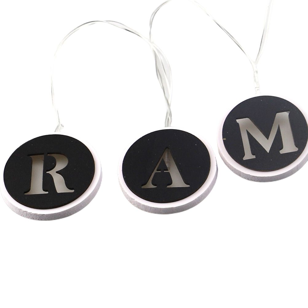 Ramadan LED String Light Decoration Wooden Hollow Letters Pendant for Ramadan Eid Mubarak Home Decor V1294-YM0523-10335793