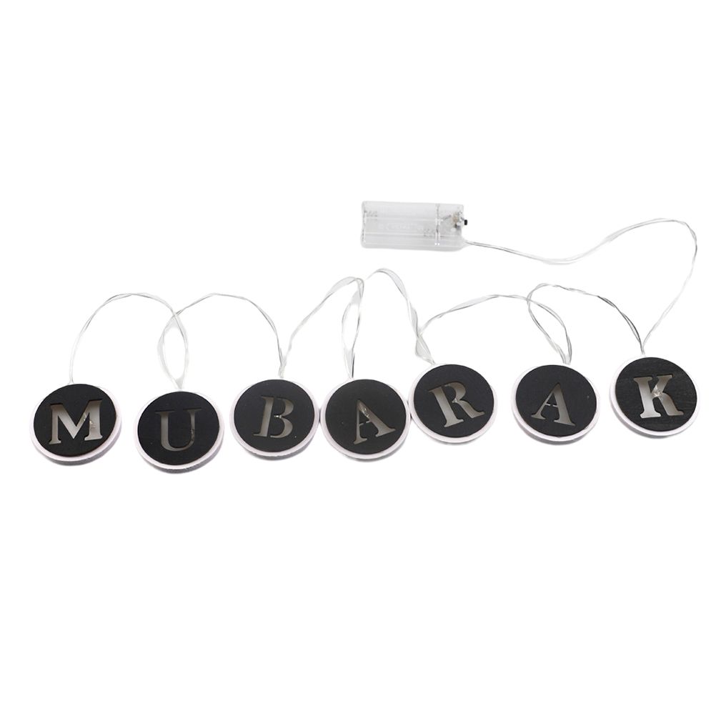 Ramadan LED String Light Decoration Wooden Hollow Letters Pendant for Ramadan Eid Mubarak Home Decor V1294-YM0523-10335794