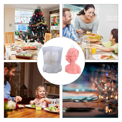 DIY Silicone Candle Mold 3D Silicone Casting Candle Mould Candle Making Mould Lady Body Shape Silicone Mold V1294-YM0523-10335800