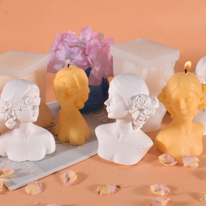 DIY Silicone Candle Mold 3D Silicone Casting Candle Mould Candle Making Mould Lady Body Shape Silicone Mold V1294-YM0523-10335800