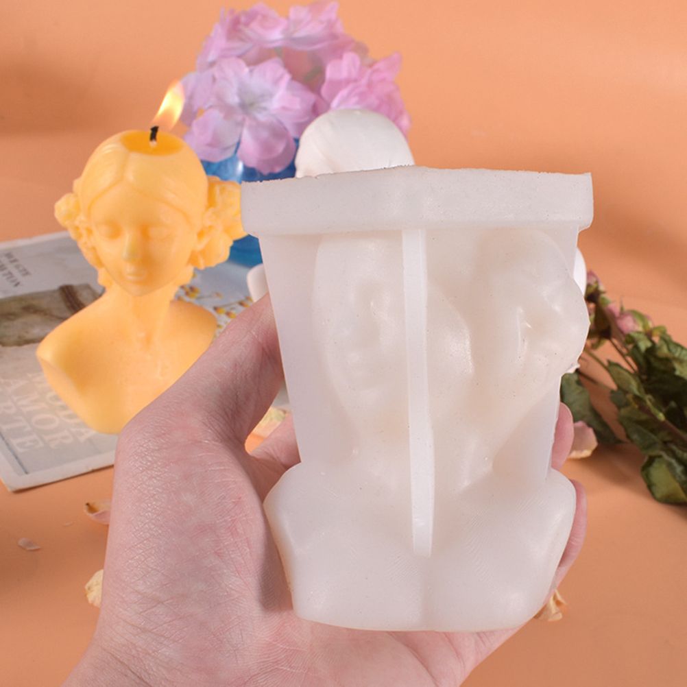 DIY Silicone Candle Mold 3D Silicone Casting Candle Mould Candle Making Mould Lady Body Shape Silicone Mold V1294-YM0523-10335800