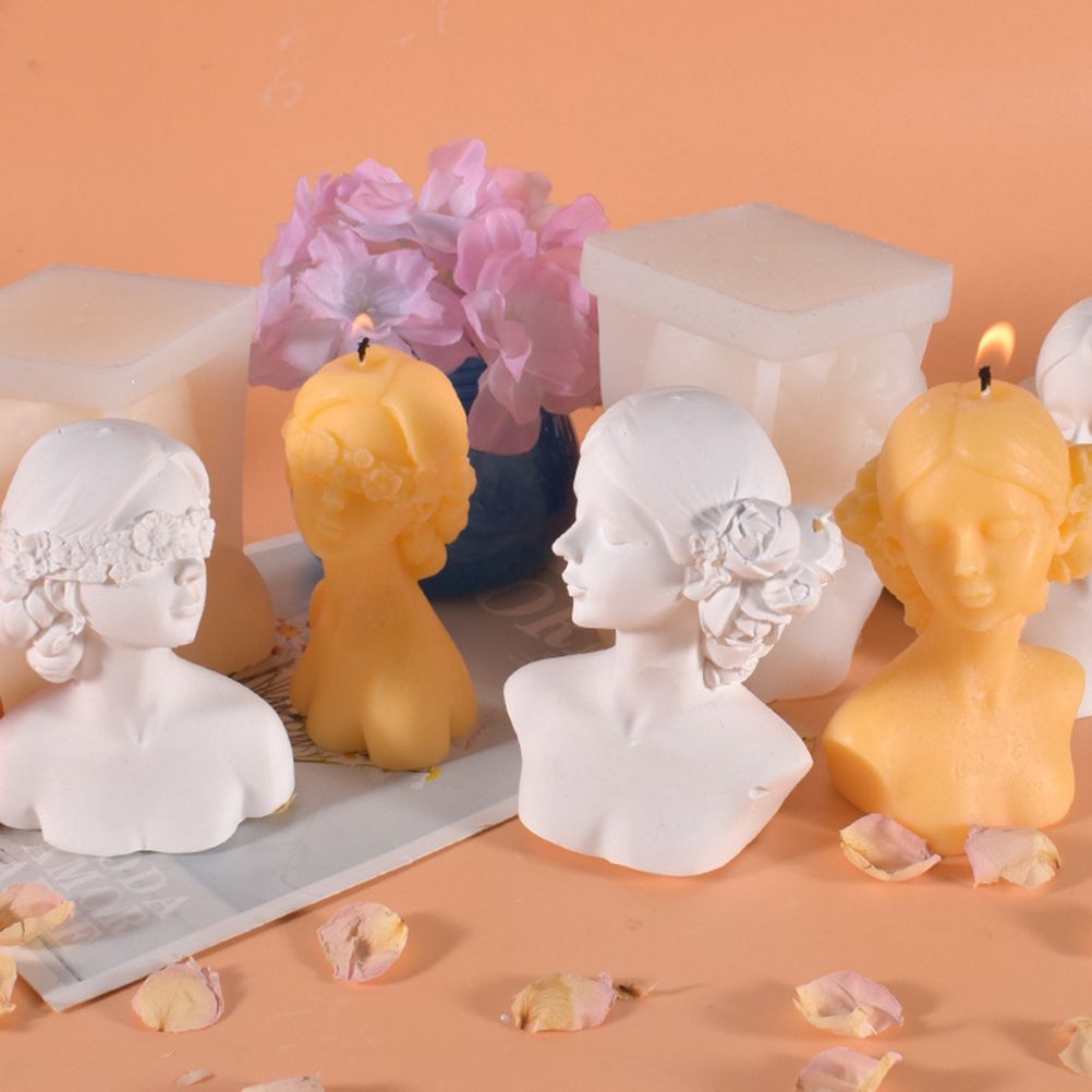 DIY Silicone Candle Mold 3D Silicone Casting Candle Mould Candle Making Mould Lady Body Shape Silicone Mold V1294-YM0523-10335800