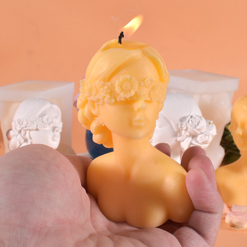 DIY Silicone Candle Mold 3D Silicone Casting Candle Mould Candle Making Mould Lady Body Shape Silicone Mold V1294-YM0523-10335800