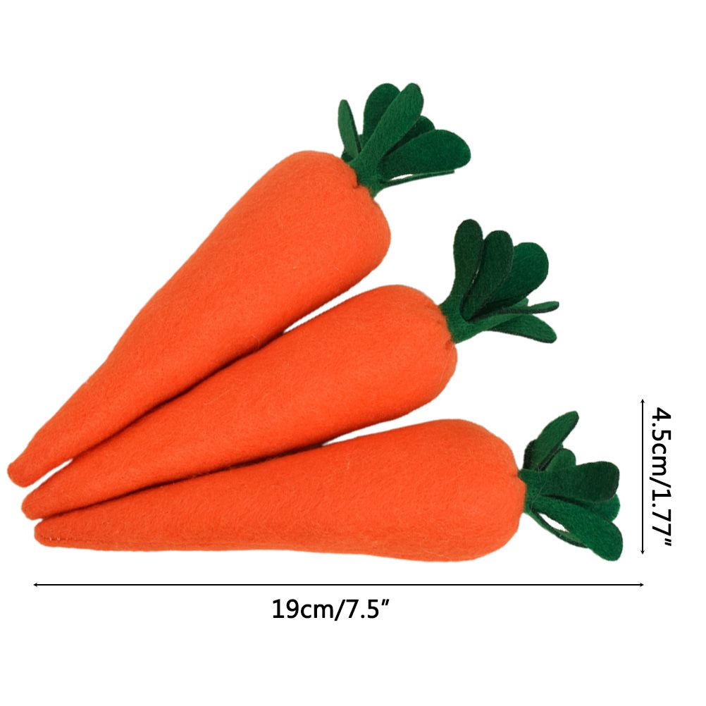 Easter Carrot Ornaments Simulation Carrot Decoration Artificial Carrot Decors for Hanging on Wall Window or V1294-YM0523-10336004
