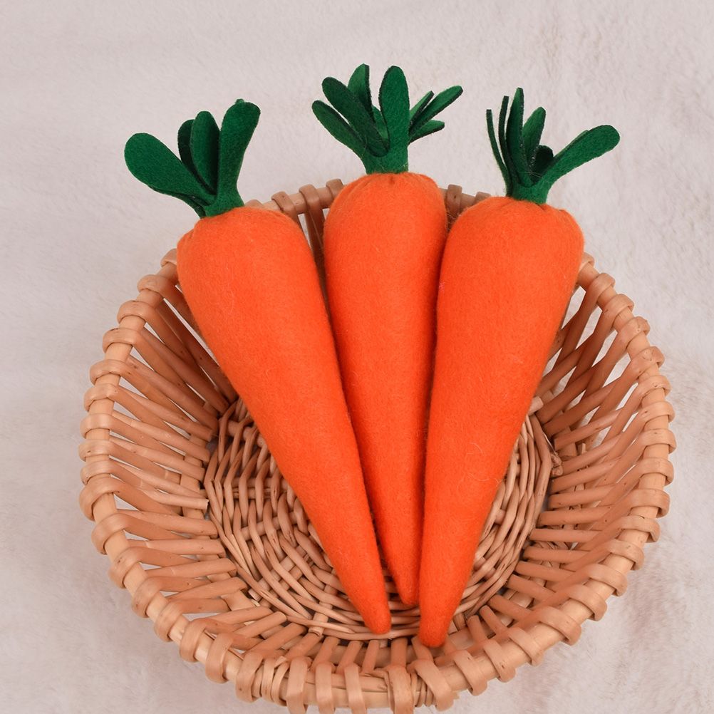 Easter Carrot Ornaments Simulation Carrot Decoration Artificial Carrot Decors for Hanging on Wall Window or V1294-YM0523-10336004