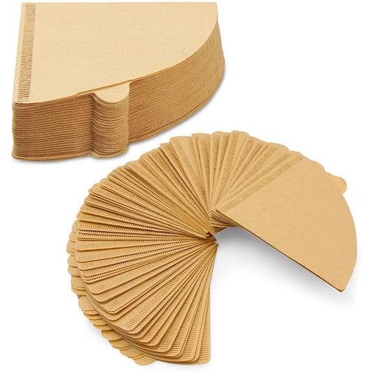 100 Pcs V60 Cone Coffee Filters Paper Coffee Filters #2 Cone Paper Natural Coffee Filters V1294-YM0523-10336044