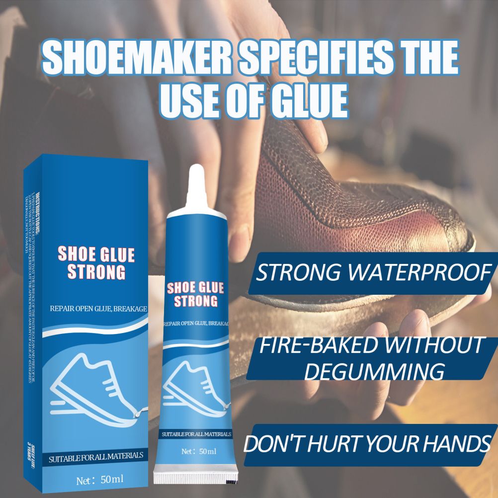 50mL Strong Shoe Glue Multi Purpose Waterproof Shoe Restores Glue Sneakers Leather Shoes Glue Adhesive V1294-YM0523-10336131