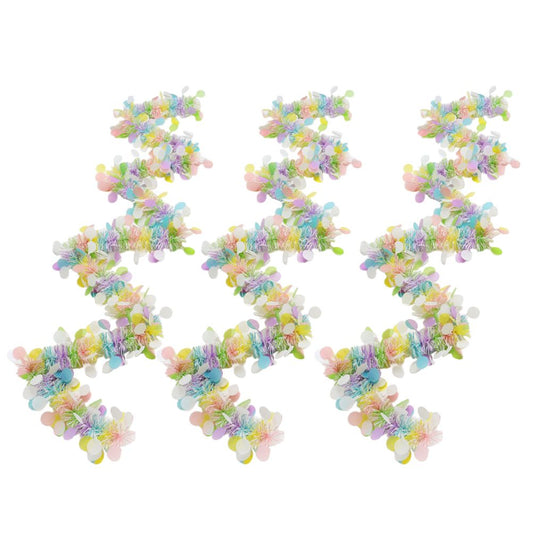 3 Pcs Easter Garland for Mantle Tinsel Garland Mixed Color Wreath Hanging Decorations Easter Tree Ornaments V1294-YM0523-10336448