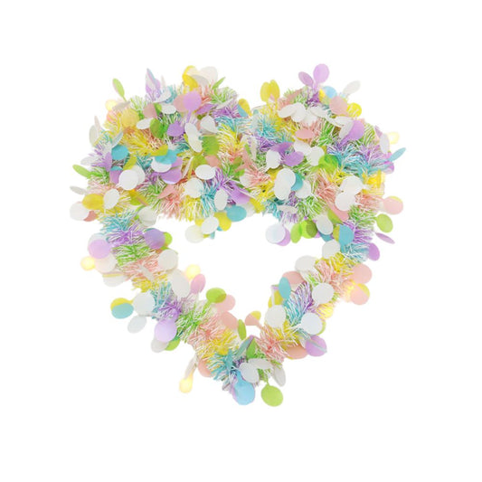 3 Pcs Easter Garland for Mantle Tinsel Garland Mixed Color Wreath Hanging Decorations Easter Tree Ornaments V1294-YM0523-10336448