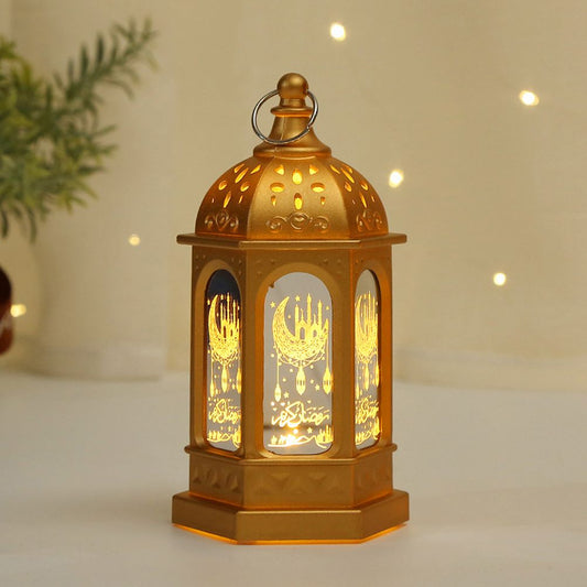 Ramadan Lantern Festival LED Electronic Night Light Decoration Table Lamp Ramadan Decoration LED Eid Mubarak V1294-YM0523-10336871