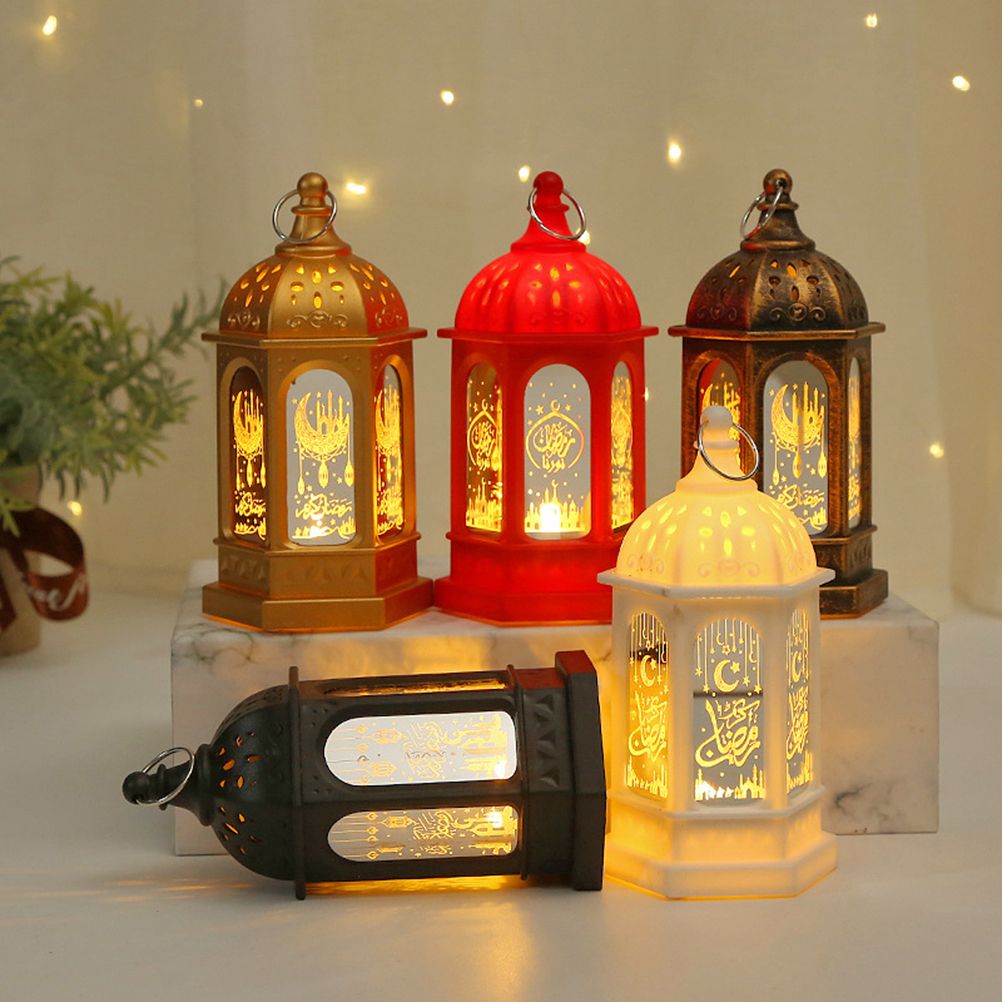 Ramadan Lantern Festival LED Electronic Night Light Decoration Table Lamp Ramadan Decoration LED Eid Mubarak V1294-YM0523-10336871