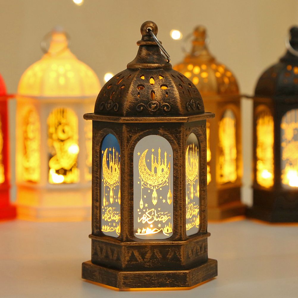 Ramadan Lantern Festival LED Electronic Night Light Decoration Table Lamp Ramadan Decoration LED Eid Mubarak V1294-YM0523-10336871