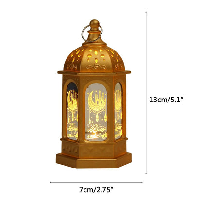 Ramadan Lantern Festival LED Electronic Night Light Decoration Table Lamp Ramadan Decoration LED Eid Mubarak V1294-YM0523-10336871