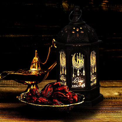Ramadan Lantern Festival LED Electronic Night Light Decoration Table Lamp Ramadan Decoration LED Eid Mubarak V1294-YM0523-10336871