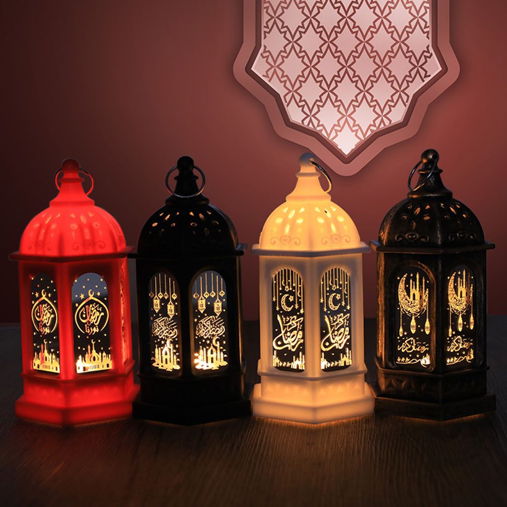 Ramadan Lantern Festival LED Electronic Night Light Decoration Table Lamp Ramadan Decoration LED Eid Mubarak V1294-YM0523-10336874