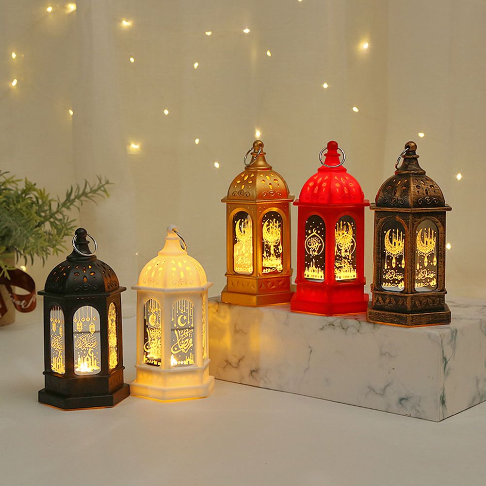 Ramadan Lantern Festival LED Electronic Night Light Decoration Table Lamp Ramadan Decoration LED Eid Mubarak V1294-YM0523-10336874