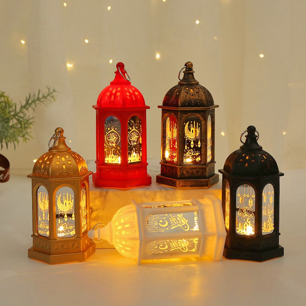 Ramadan Lantern Festival LED Electronic Night Light Decoration Table Lamp Ramadan Decoration LED Eid Mubarak V1294-YM0523-10336874
