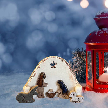 Christian Nativity Resin Ornaments Decorations Nativity Scene Handicraft Easter Table Decorations V1294-YM0523-10337034