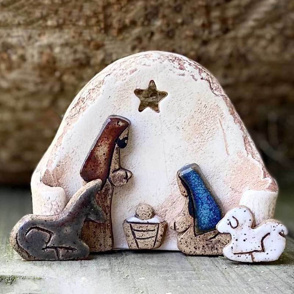 Christian Nativity Resin Ornaments Decorations Nativity Scene Handicraft Easter Table Decorations V1294-YM0523-10337034