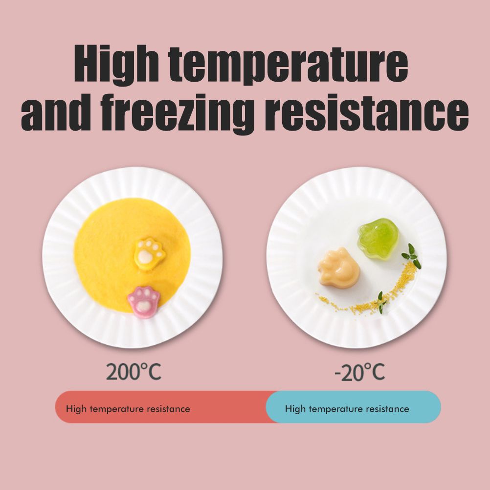 Silicone Steamed Cake Mold Multi Cavity Pastry Food Cute Mould DIY Non Stick Mould Set for Baby Kitchen V1294-YM0523-10337379