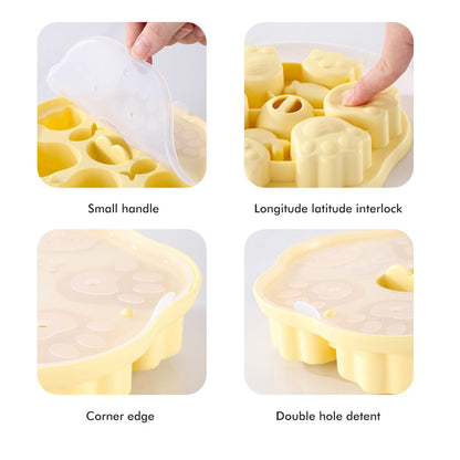 Silicone Steamed Cake Mold Multi Cavity Pastry Food Cute Mould DIY Non Stick Mould Set for Baby Kitchen V1294-YM0523-10337379