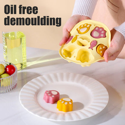 Silicone Steamed Cake Mold Multi Cavity Pastry Food Cute Mould DIY Non Stick Mould Set for Baby Kitchen V1294-YM0523-10337379