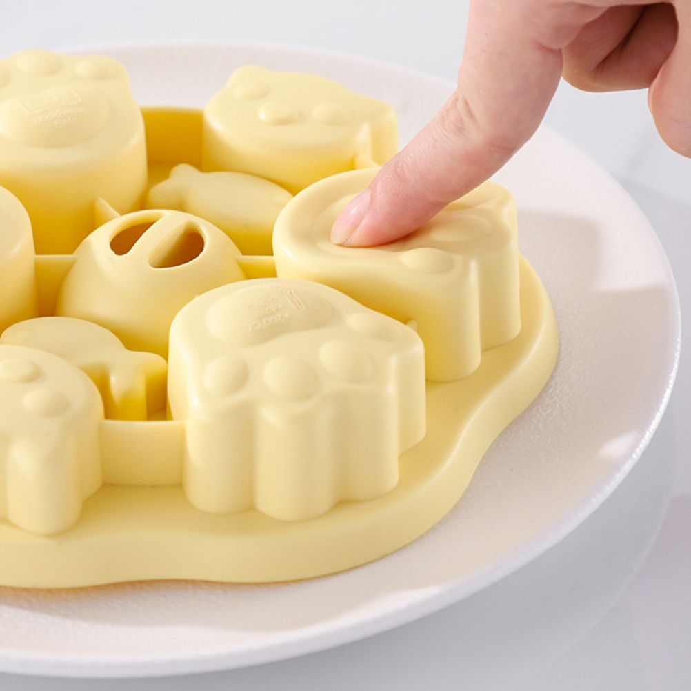 Silicone Steamed Cake Mold Multi Cavity Pastry Food Cute Mould DIY Non Stick Mould Set for Baby Kitchen V1294-YM0523-10337379