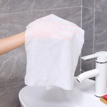 100Pcs One Time Compressed Towel Portable Travel Cotton Face Towel Outdoor Makeup Moistened Tissues V1294-YM0523-10337528
